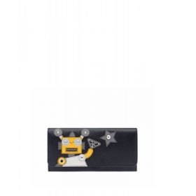 Prada Robot Leather Wallet 1TL290 Yellow