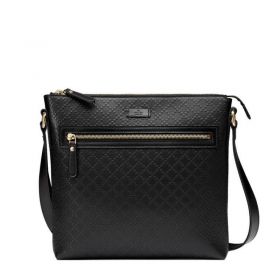 Gucci Bright Diamante Leather Messenger Bags 387399 AIZ1G 1000