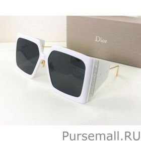 Dior Diorsolar S1u Ivory Square Sunglasses White