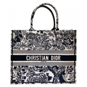 Christian Dior Book Tote bag Gray