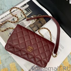 Chain Infinity Clutch With Chain Woc AP0732 Claret