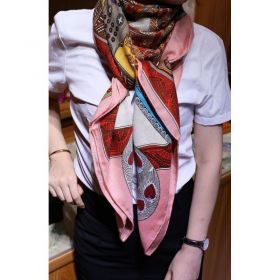 Hermes Silk cashmere 140 x 140cm Pink