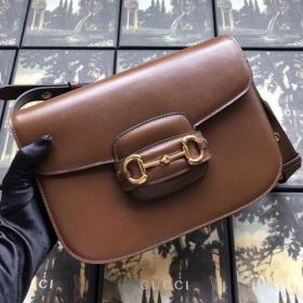 1955 Horsebit Small Shoulder Bag 602204 Brown