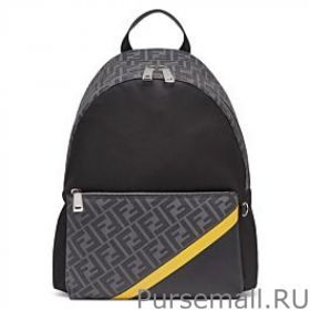 Fendi Nylon Backpack 7VZ042 Gray