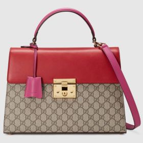 Gucci Padlock GG Supreme Top Handle Bags 432674 KLQIG 9784