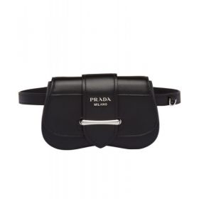 Prada Sidonie leather belt-bag 1BL021 Black