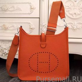 Hermes Orange Evelyne II TPM And III PM Bag