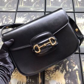 1955 Horsebit Small Shoulder Bag 602204 Black