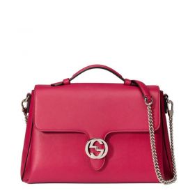 Gucci Interlocking Leather Top Handle Bags 387605 AP00N 5529