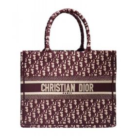 Christian Dior Small Book Tote Bag Red